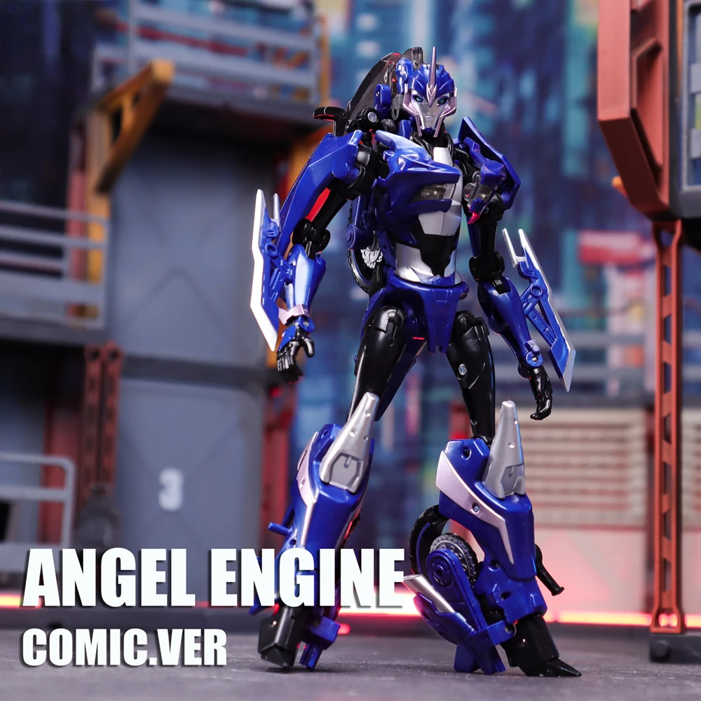 

NEW APC Transformation APC-Toys First Edit Female TFP Blue Japanese Comic Ver Angel Engine Arcee Motorcycle Action Figure