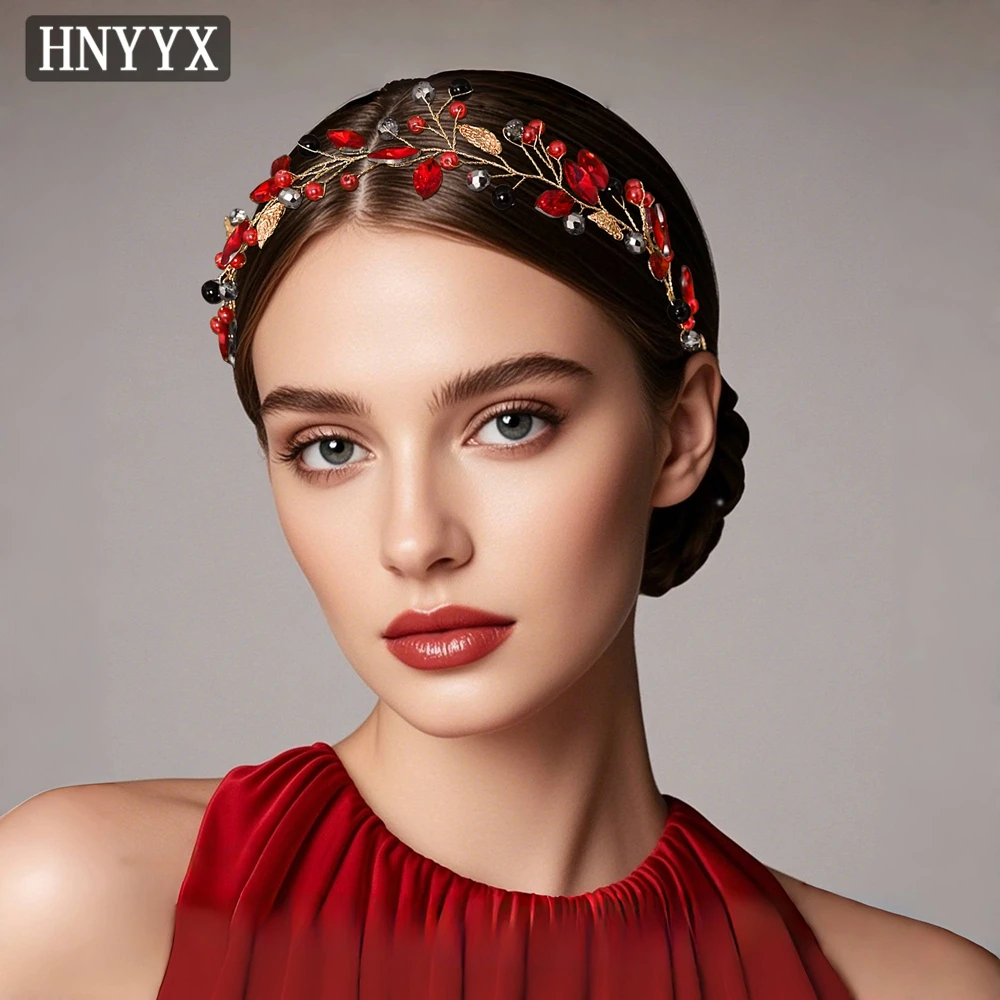 

YouLaPan Elegant Bridal Wedding Rhinestone Headband Handmade Bohemian Style Suitable Banquets Dances Hair Accessories YXA233