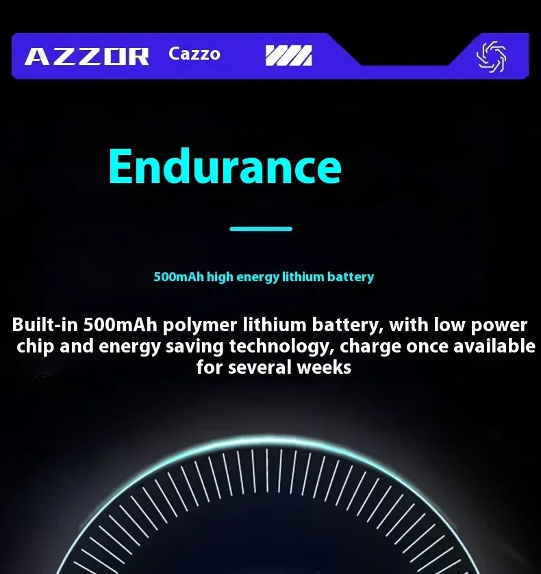 AZZOR AZ57 ماوس لاسلكي خفيف الوزن ملحقات مكتب الألعاب 12000 ديسيبل متوحد الخواص PAW3311 ثلاثة أوضاع 12000 ديسيبل متوحد الخواص ماوس كمبيوتر محمول هدية مخصصة #4