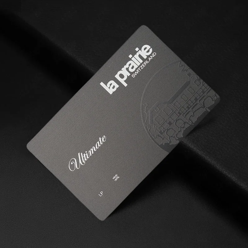 

Custom High End Metal Card Business Model 0.8mm Stainless Steel Eco Friendly Metal Business Card