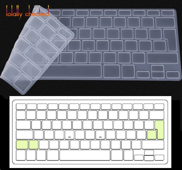 Euro EU European Version For Apple macbook Air Pro with Retina 11 12 13 15 17 Touch Bar  13.3 15.4 2017 Keyboard Cover Skin