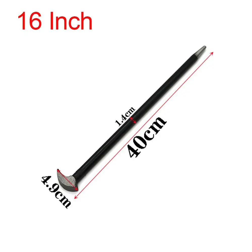 Double-Ended Crowbar Sturdy Multifunctional Pry Bar Crow Durable Carbon Steel Nail Puller Woodworking Tools