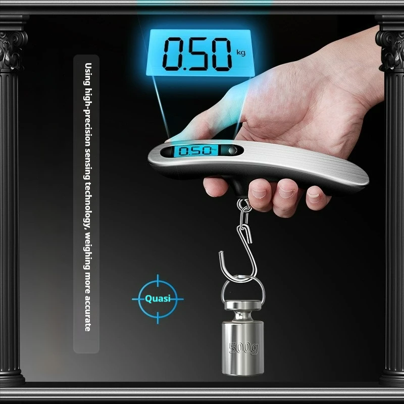 50kg Digital Scale Electronic Balance Kitchen Luggage Hanging Scale Weight Suitcase Travel Scale Baggage Bag Weight Tool