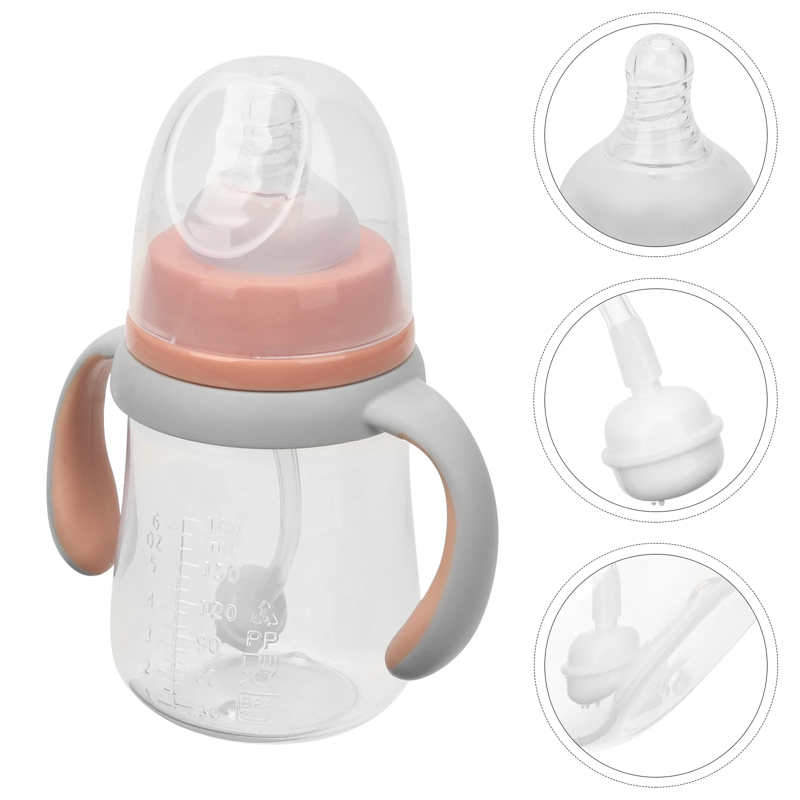 

Anti-Drop Sippy Cup Milk Wide Feeding Mouth Nursing Milk For Infant Anti-Slip