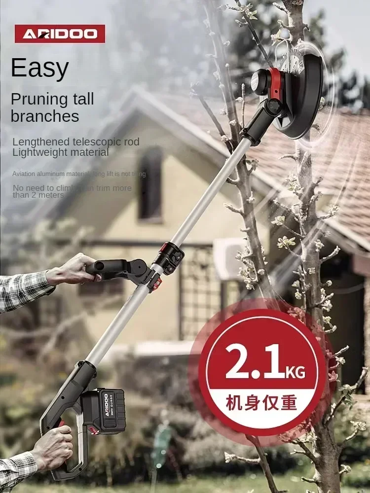 Multipurpose Lithium Battery-Powered Grass Trimmer for Small-Scale Farm and Garden