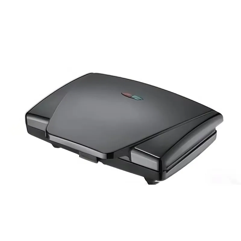 

Sandwich maker with LED indicator - non-stick plate, quick heat, holds 2 slices, fits grilled cheese toast, easy to clean