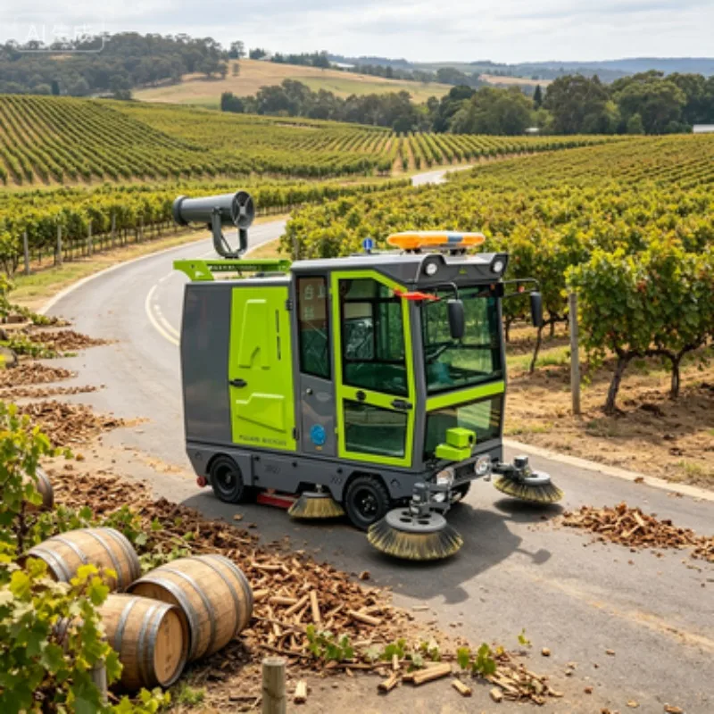 

Compact Sub Compact Electric Sweeper for Tight Spaces and Car Park Cleaning