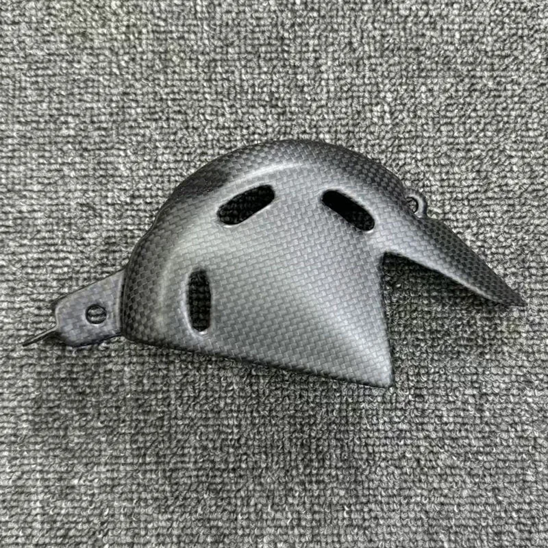 

Для DUCATI Streetfighter V4 V4S Panigale V4R 2018-2024 100% мотоциклетный углеродное волокно, защита цепи двигателя, крышка звездочки, обтекатель