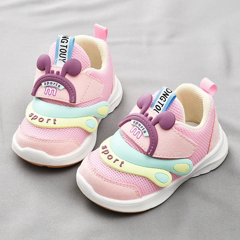 Kinderschuhe Frühling und Herbst 0-1-3 Jahre alte Mädchen atmungsaktive Babys chuhe mit weichen Sohlen Babys chuhe Jungen Coolname Sneaker Tod