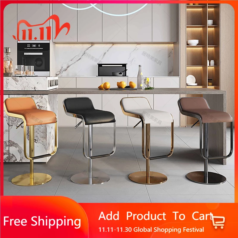 

Creative Office bar stools Nordic Luxury Vanity Vintage Conference bar stools Italian Living Room silla de bar Unique Furniture