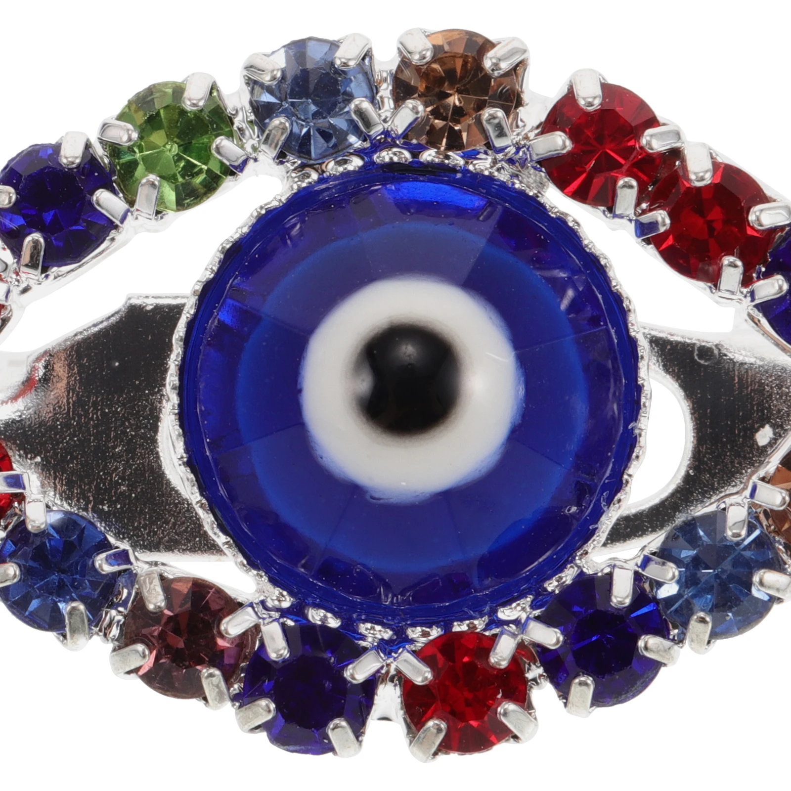 بروش عين الشر سحر سترة طوق كليب دبوس عيون كبيرة حلقة الأوروبية والأمريكية كريستال خمر دبابيس