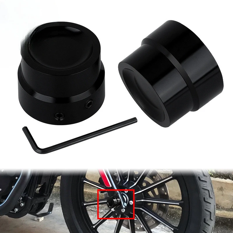 Suitable for Motorcycle Accessories CNC Aluminum Front Axle Cover Screw Cap