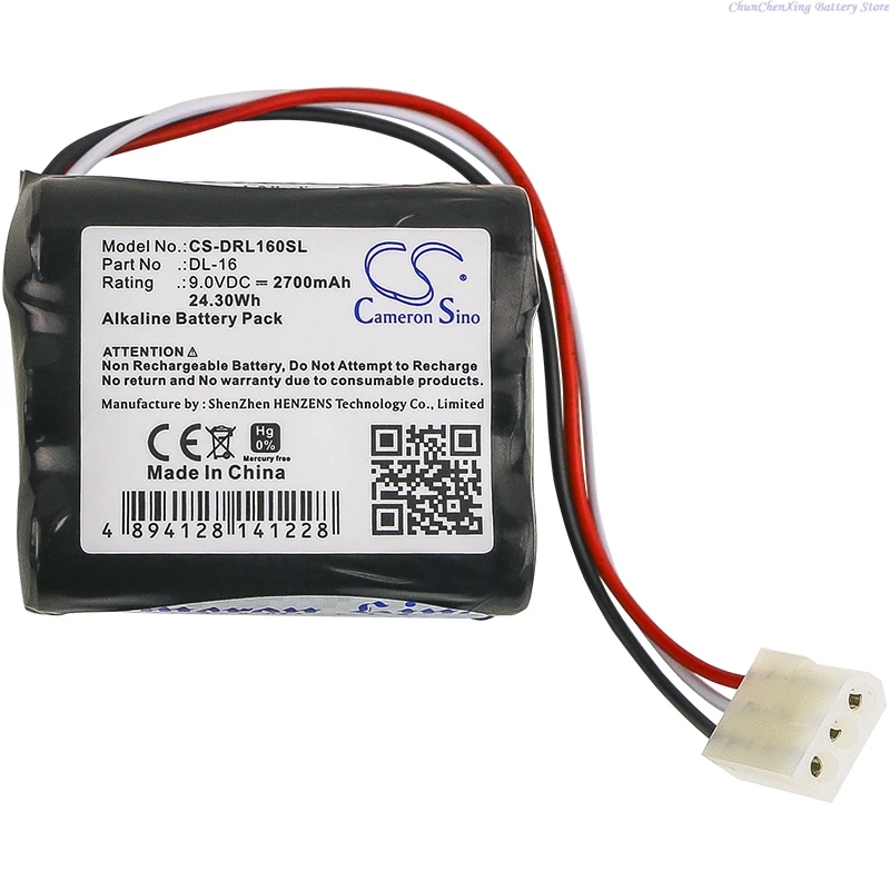 

CS 9.0V 2700mAh Door Lock Battery 502238 502250107 for Kaba Ilco/Unican 700 BL09 IL22 MLKBA0603, For Saft HTL2 DL-16 +TOOL