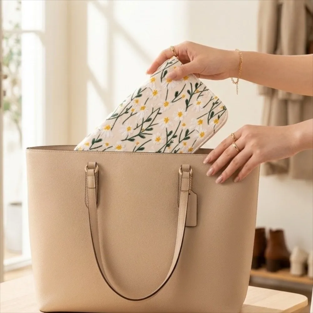 Multi-Functional Portable Jewelry Storage Bag with Zipper 5pcs Detachable Pouches Jewelry Anti-Oxidation Bag Anti-Scratch