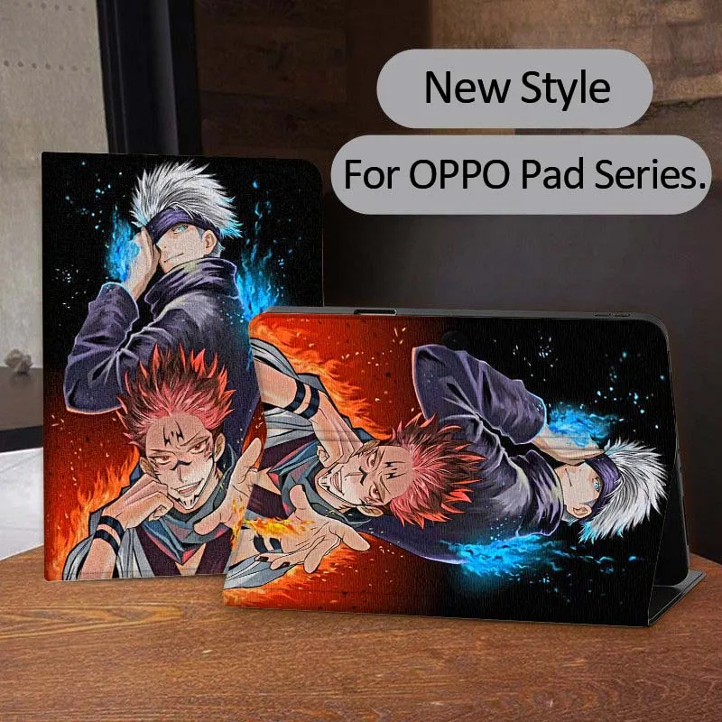 

Jujutsu Kaisen Anime Design Tablet Case For OPPO Pad 2 3 4 11 SE X Air 2 Neo Pro 12.1 10.36 11 11.4 13.2 Inch