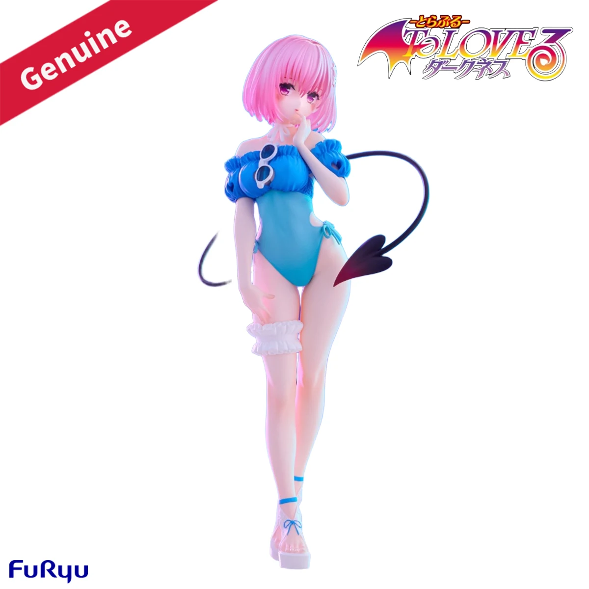 

Оригинальная настоящая предварительно окрашенная фигурка Trio-Try-iT FuRyu для LOVEru Darkness Momo Belia Deviluke, украшение в виде аниме-персонажа