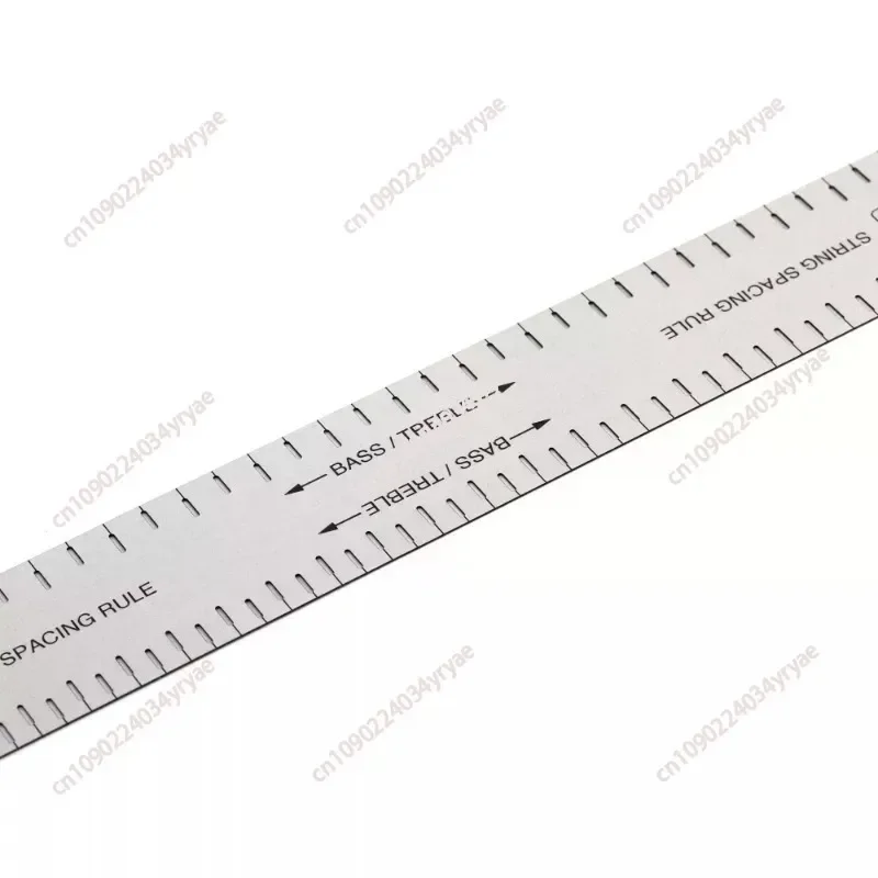 Professional Guitar String Pillow Slotting Ruler Guitar Slotting Template Measurement Making Music Folk Guitar Repair Tool