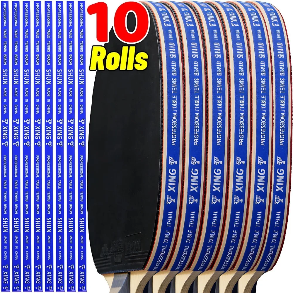 10/6/2pcs Table Tennis Bat Protection Strip Sponge Edge Guard Bumper Protective Strip Anti-Collision Table Tennis Bat Side Tape