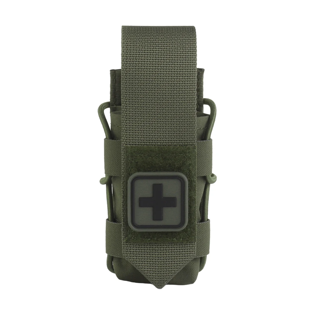 Universal Tourniquet Pouch Split Design Micro Trauma Outdoor First Aid Kit Flip-top Type Adapt To Belt Plate Carrier
