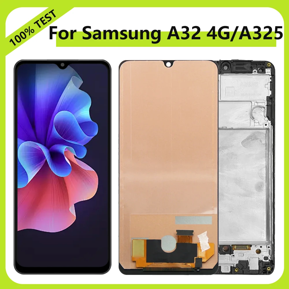 A32 4G A305 TFT Display Screen For Samsung Galaxy SM-A325F A325F/DS A325M LCD Display Touch Scren Digitizer Replacement