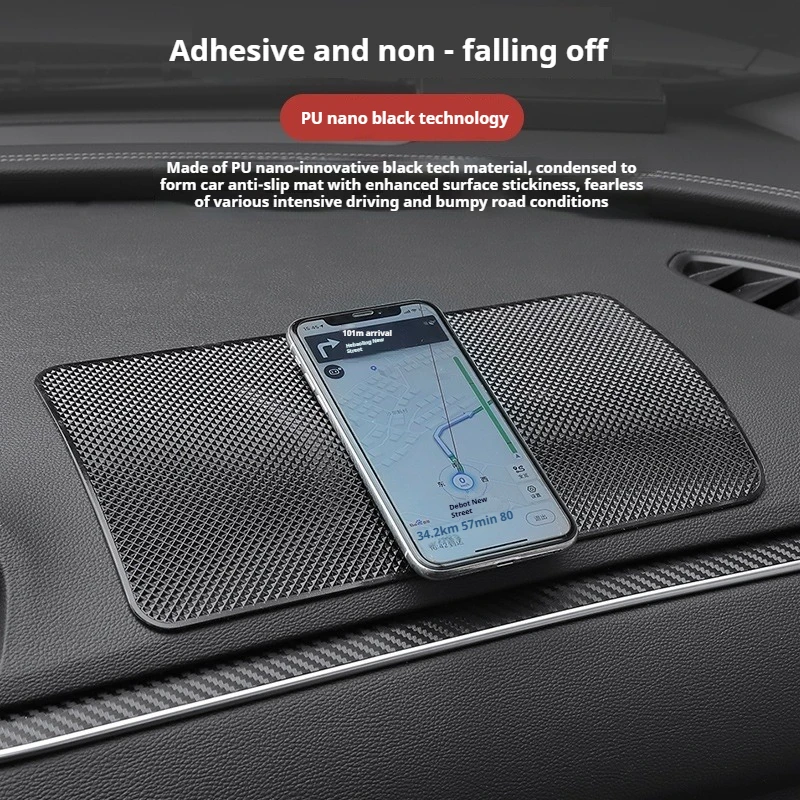Multi Functional Large Car Anti-skid Pad Universal Key Phone Fixed Pad Sun Protection for Fixation of Perfume Sunglasses Etc