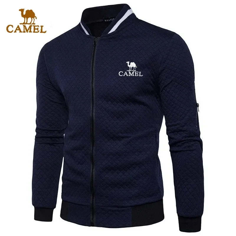 Autumn Men\'s High-quality Embroidered Zipper Jacket New Luxury and Fashionable Casual Baseball Jacket Multifunctional Jacket Top