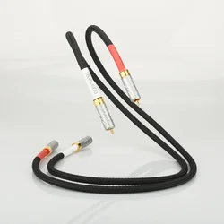 Viborg 09G-801 5N Multiple Oxyacid Pure copper interconect cable single wire with pure copper RCA plug