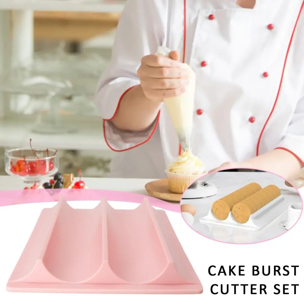 

Cake Stick Mold Smooth Surface Cake Mold High-capacity Cake Pop Cutter Tray Set for Kitchen Bakery Dual-cavity Round for Baking
