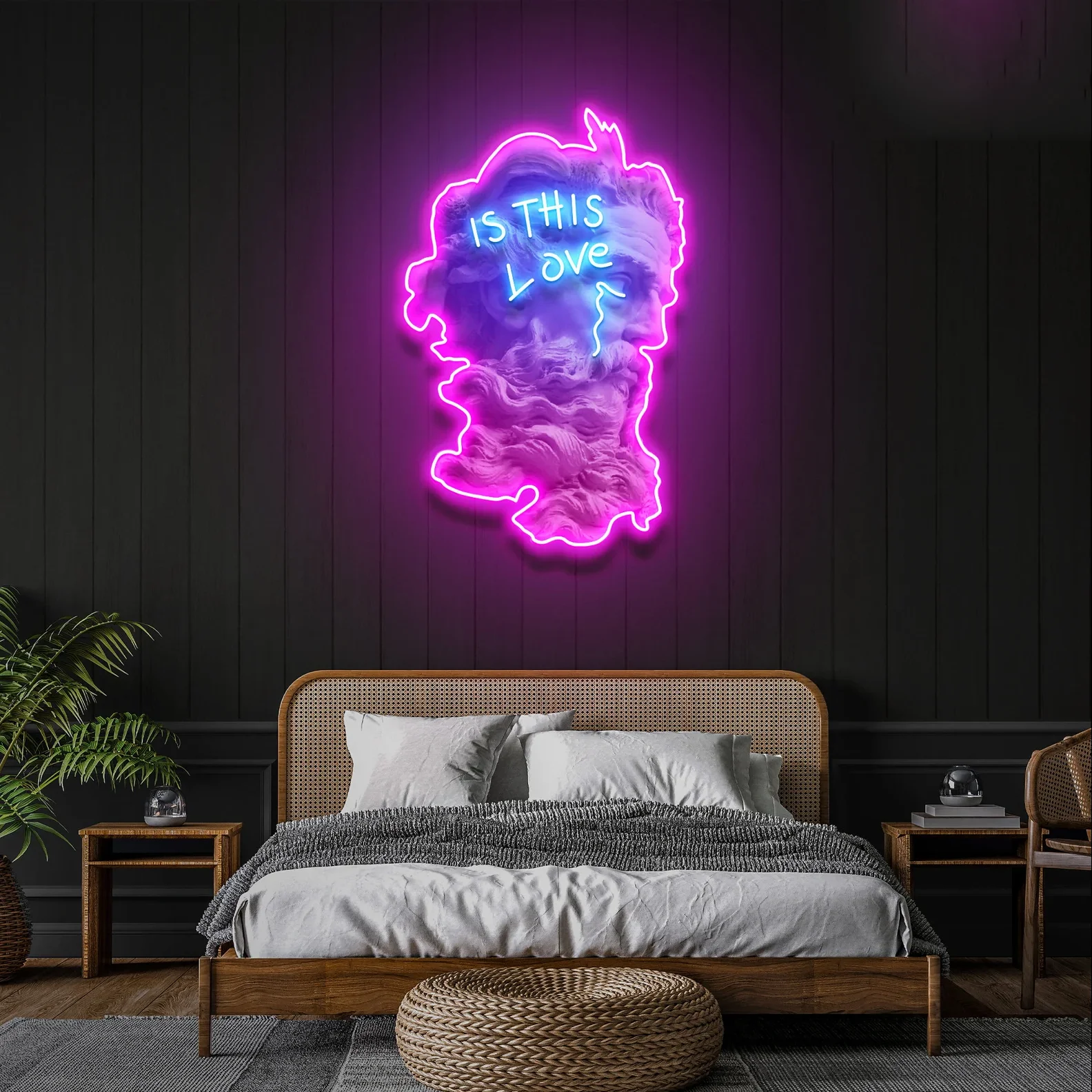 Is The Love Neon Sign Neon Sign,Acrylic ArtWork, Is This Love Neon sign, Custom Neon Sign,Neon Sign Art, Wall Decor Living Room