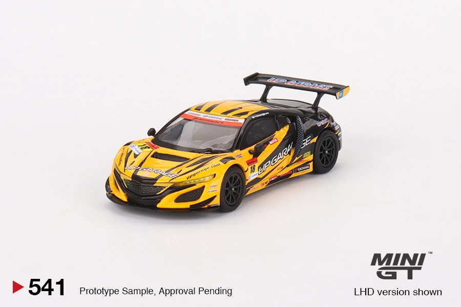 

MINIGT 541 1/64 Honda NSX GT3 EVO22 18 Super GT из сплава, игрушечная модель автомобиля, коллекционные детали