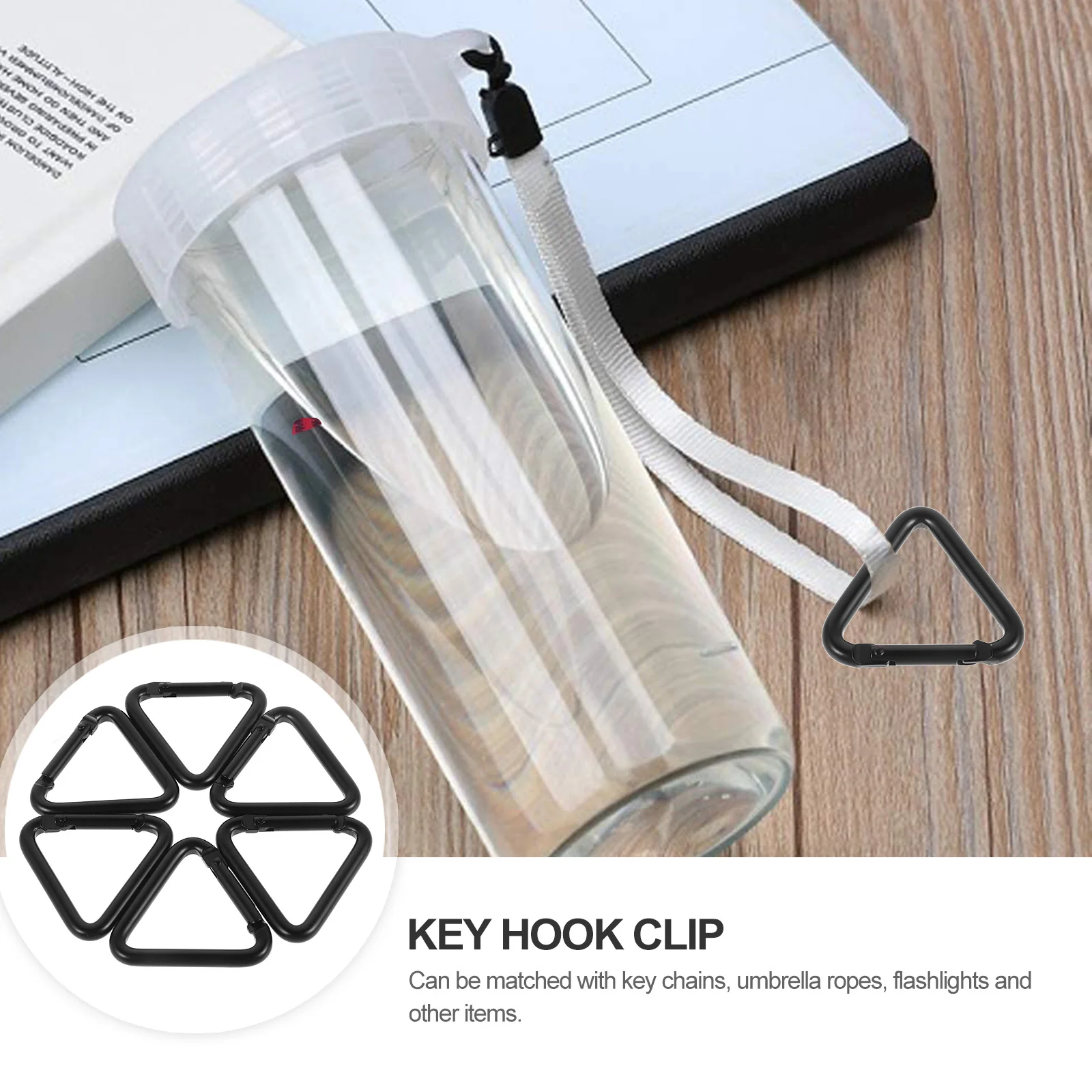 Рисунок 3 - черные алюминиевые треугольные зажимы-карабины