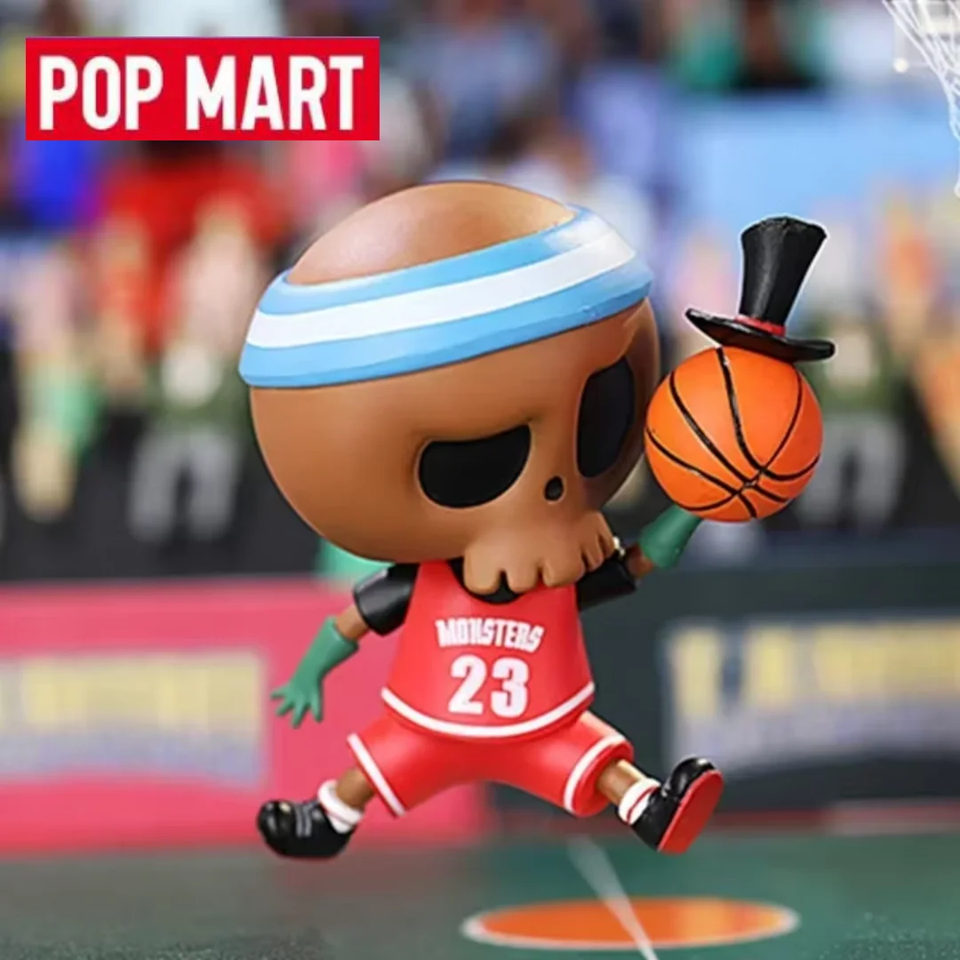 POP MART Labubu Serie Deportiva, Figura de Acción Anime Kawaii, Caja Misteriosa, Muñecas Originales, Regalo para Niñas