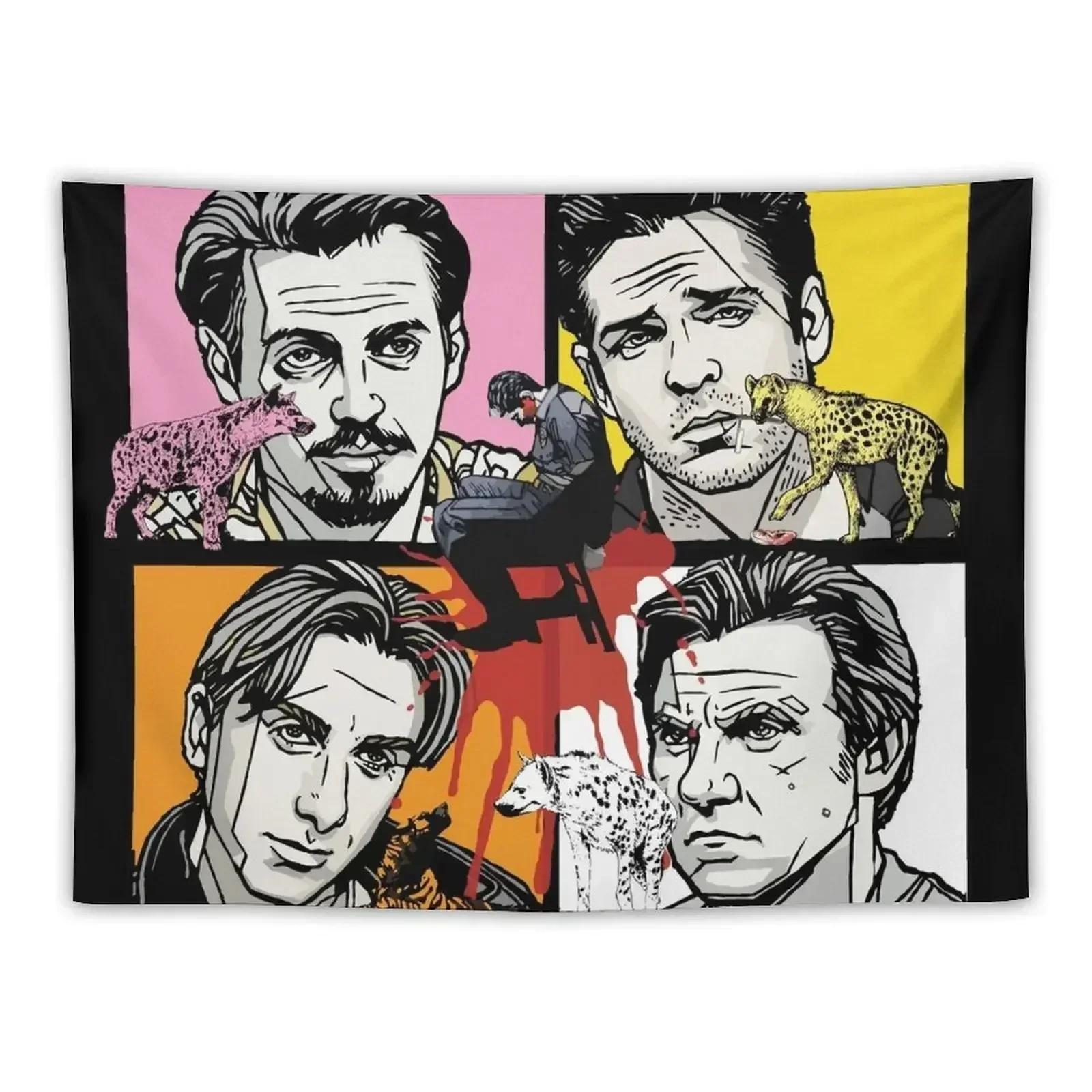 

reservoir dogs-le iene 1992 Tapestry Room Decor For Girls Decoration For Bedroom Anime Decor Tapestry