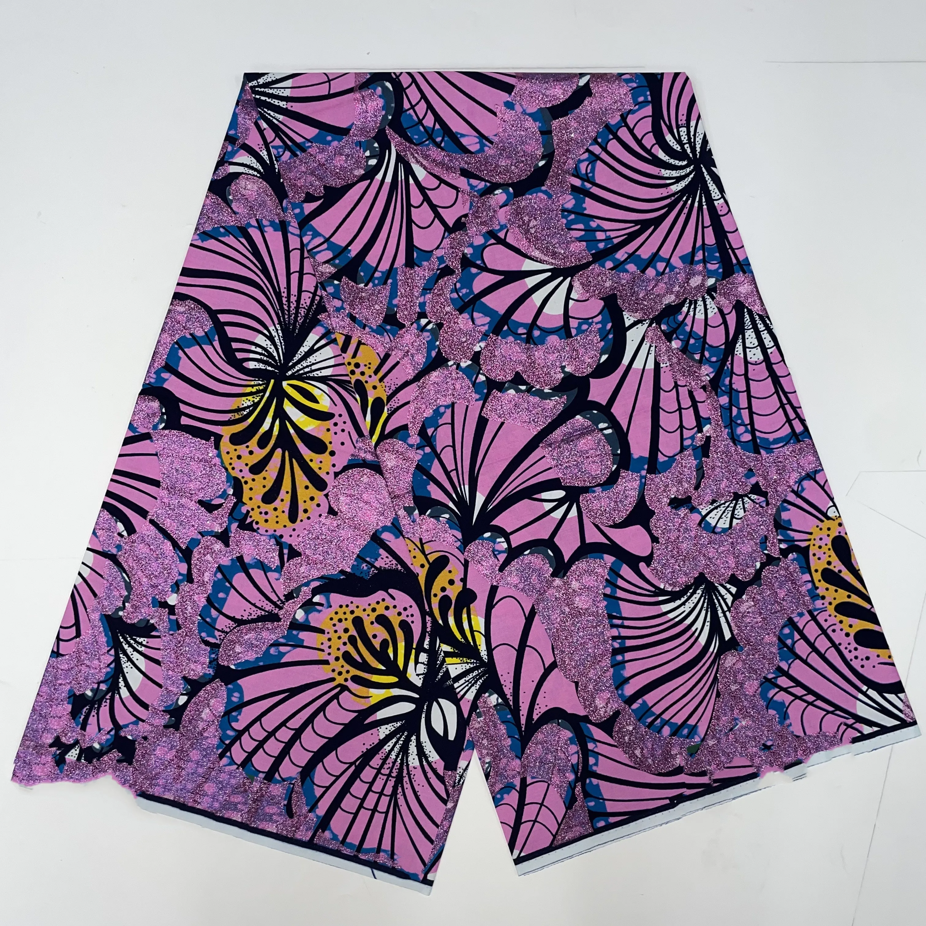 2024 Grand wax Super 100% Cotton African Wax Fabric High Quality Wax Print Ankara Fabric For Sewing 6yards Women Fabric