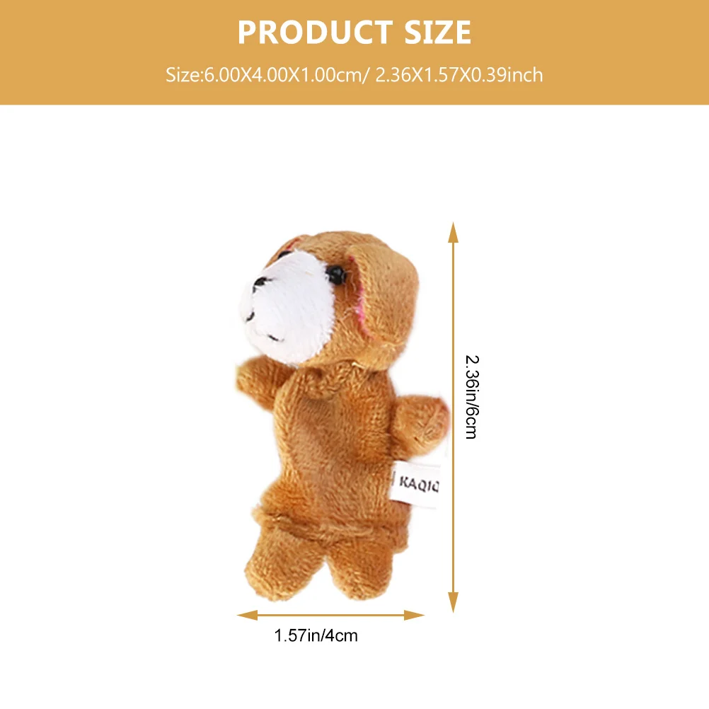 Marionetas de dedo del zodiaco para niños, accesorios de historia Premium resistentes al desgaste, suministro interactivo de cuentos de dedos, 12 Uds.