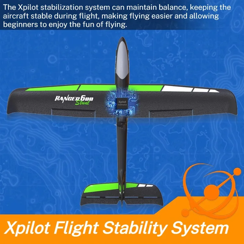 VOLANTEXRC 76102S RC Plane Remote Control Glider 4CH Beginner-Friendly Durable Surfing Fixed-Wing Toys For Children Kids Gifts