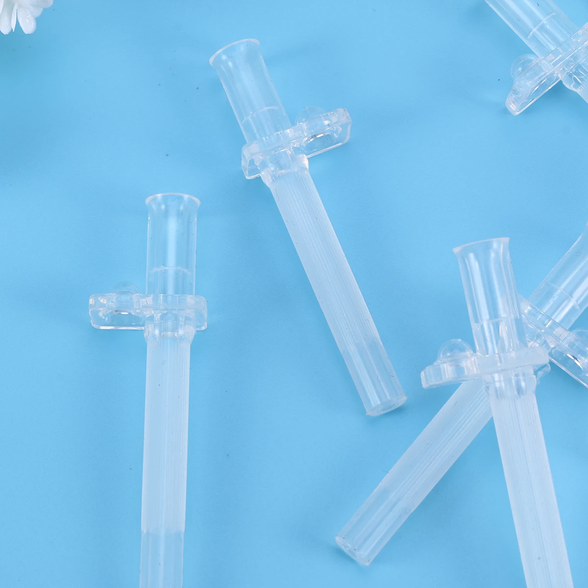 

6Pcs Water Bottle Nozzles Straws Smooth Burr Free Suction Nozzle Long Lasting Elegant Design Gift Water Cup Drinking Nozzles