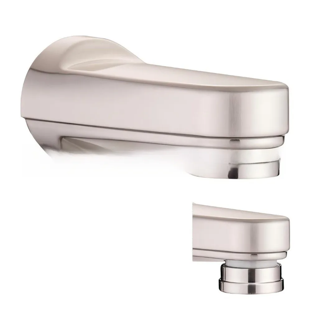5‑1/4 Inch Bathtub Spout Pull‑Down Style Solid Metal Bathtub Spout With Diverter Wear‑Resistant Simple To Install