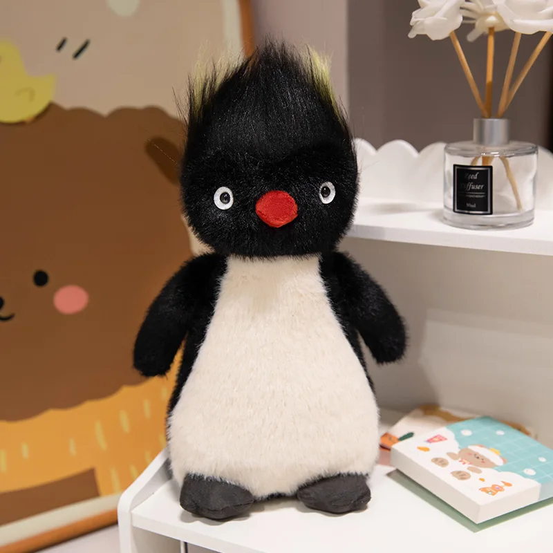 Neue Pinguin Augenklappe Eule Puppe Plüschtier Sound Einschlafen Baby Gebratener Pinguin Geschenk für Kinder Kindertag Weiches Stofftier