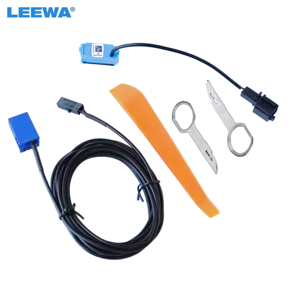 

LEEWA Car Bluetooth-compatible Wiring Harness + Microphone Kit For Audi A4L A5 S5 Q5 A6L S5 Q7 Professiona Radio Bluetooth Cable