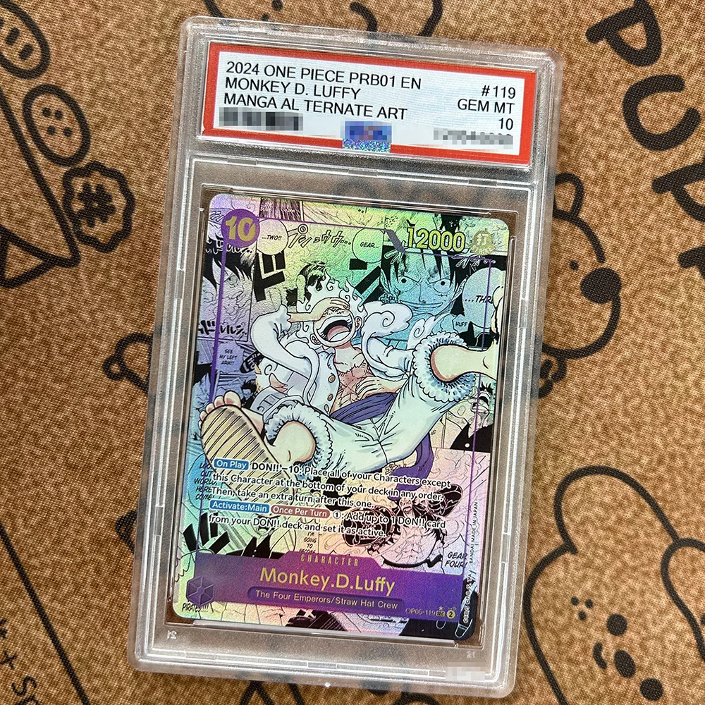 Tarjetas Coleccionables de Anime Hechas a Mano, Versión OPCG EN 2024 2025, Béisbol, MONKEY D. LUFFY, CROSS GUILD, Tarjetas de Clasificación de Fútbol, Juguete de Regalo