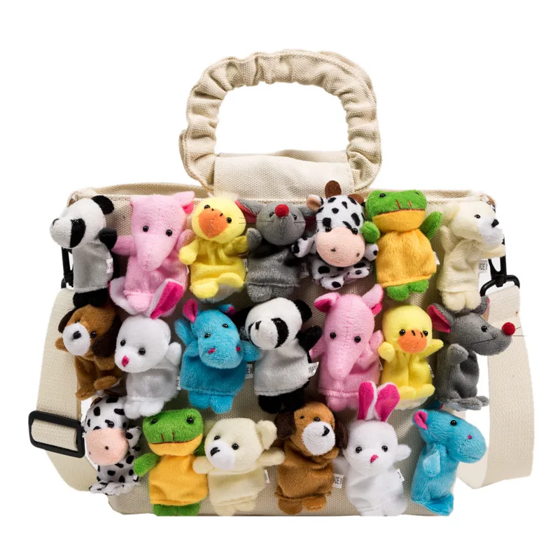 Cartoon Canvas Kawaii Cute Dolls Top-Handle Bags Sweet Fashion Women Shoulder Underarm Bag Japanese Ins Y2k Purses and Handbags