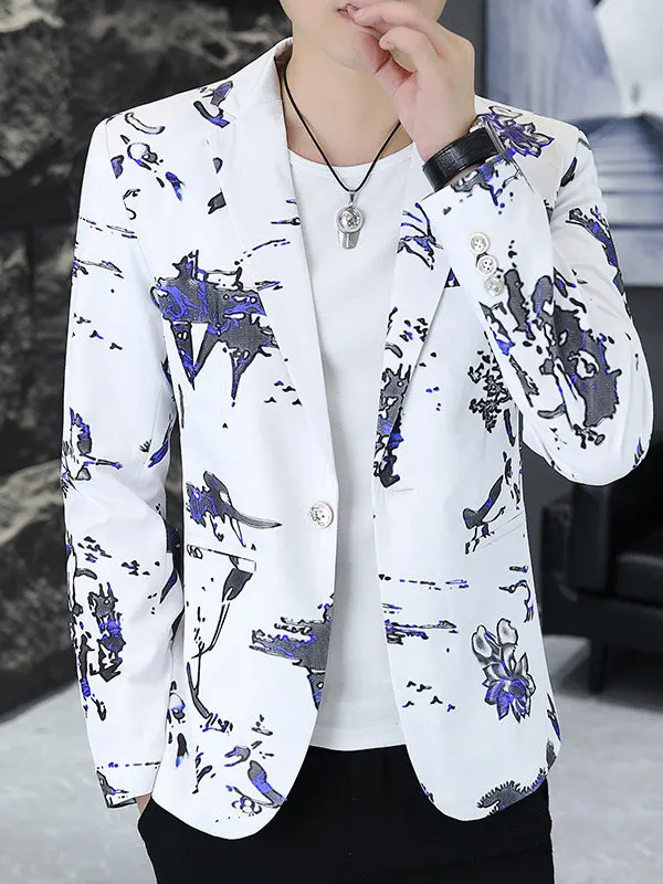 

Весенне-осенний молодежный костюм с принтом в корейском стиле, приталенный, из полиэстера, с длинными рукавами