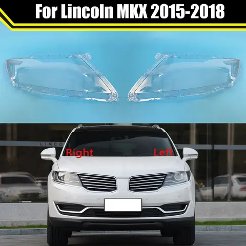 헤드라이트 커버 투명 램프쉐이드 유리 램프커버 캡 헤드램프 쉘 램프 라이트 케이스 링컨 MKX 2015 2016 2017 2018용