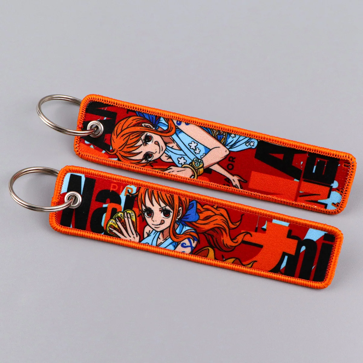 Крутой японский аниме мужской брелок для автомобилей, брелок для ключей с вышивкой, держатель для ключей, брелок для ключей, аксессуары для ключей, подарки для фанатов