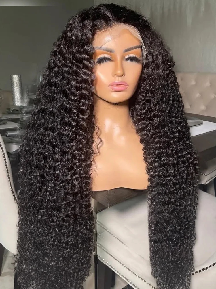 30 40 50 Inch Deep Wave 13x6 Hd Loose Curly 13x4 Lace Front Human Hair Wigs Glueless Water Wave 13x6 Lace Frontal Wig For Women