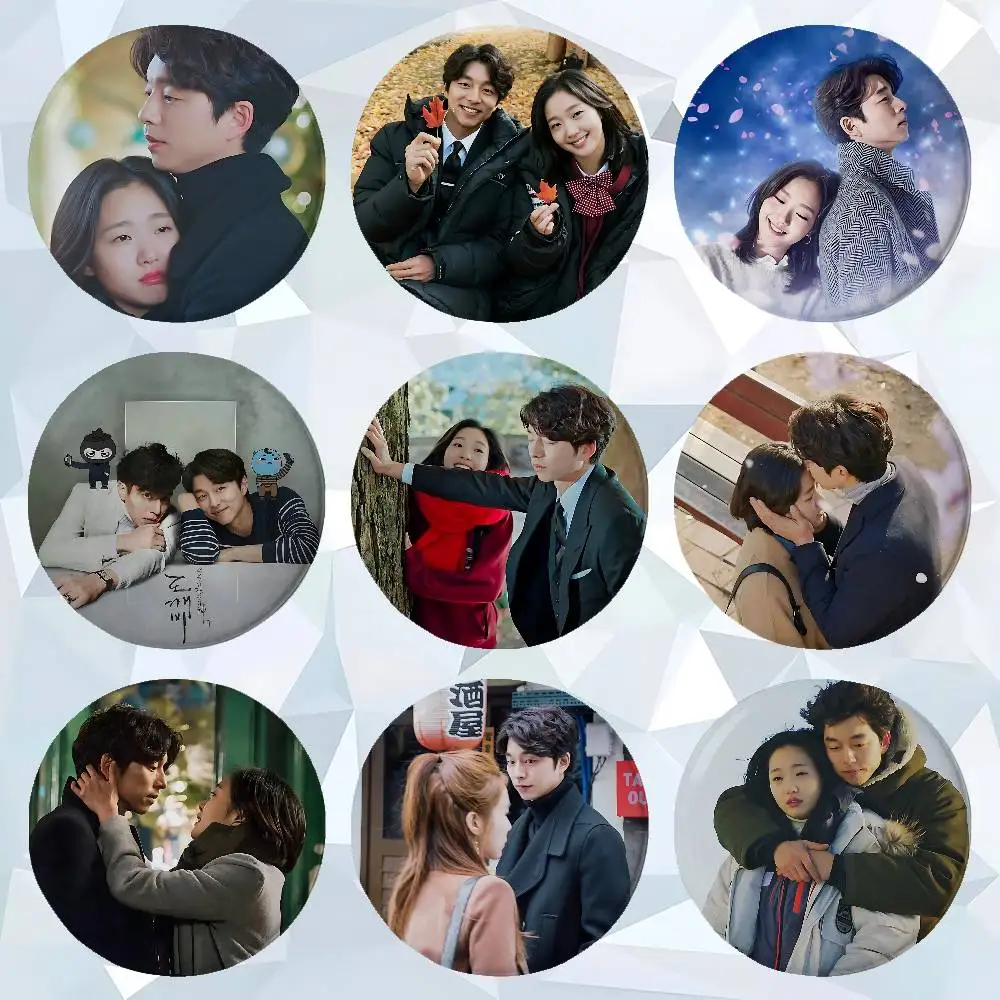 TV The L-Lonely And Great God Premium Tinplate Round Lapel Pins Cute Badge Brooches For Shoulder Bag Accessories, Souvenir Gifts