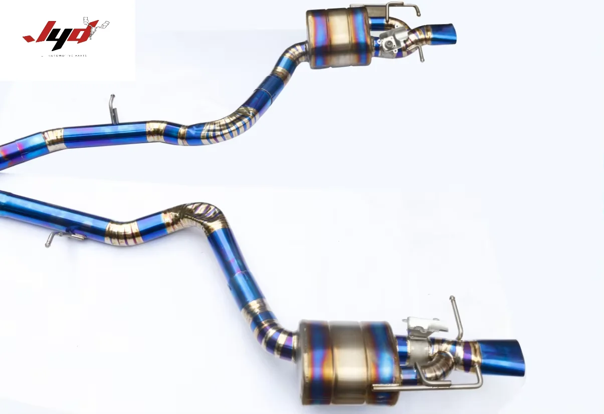 New Titanium Alloy Carbon Fiber Tips Valvetronic Catback Exhaust System Direct Fit High Performance for  GT63S