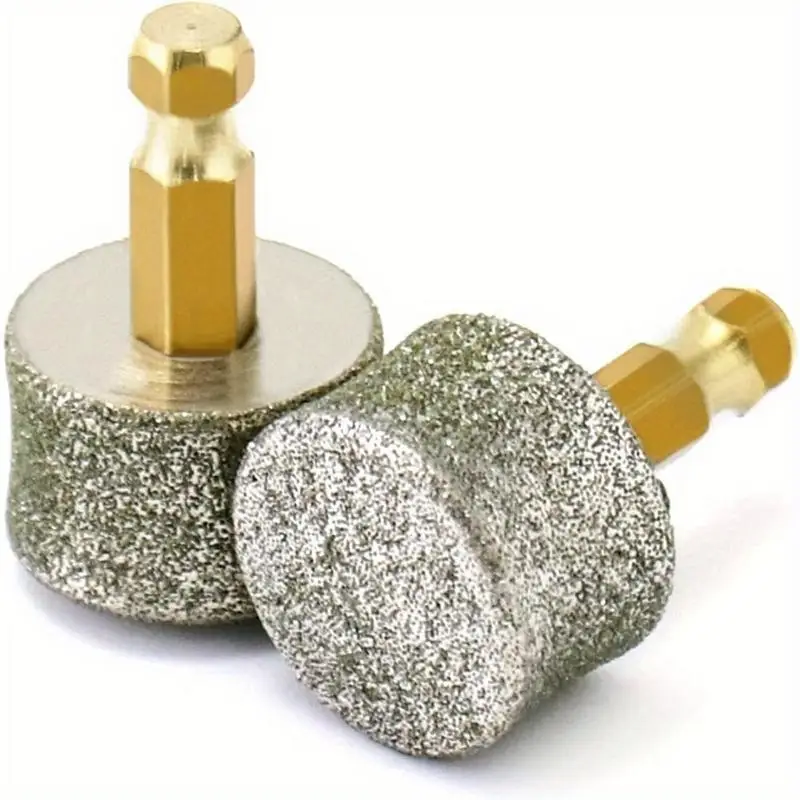 2 Stück Hunde-Nagelschleifer Ersatzkopf Diamantspitze Professionelle Ersatz-Schleifbits für Elektrischen Haustierpfoten-Trimmer – Detail 1