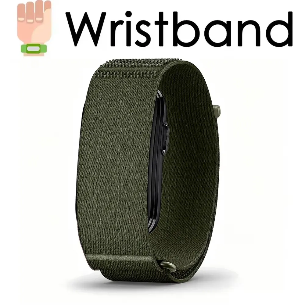 Atmungsaktives Nylon-Bizepsband Armband für Garmin CIRQA Smart Band, Verstellbares Sport-Armband für Garmin CIRQA Smart Band